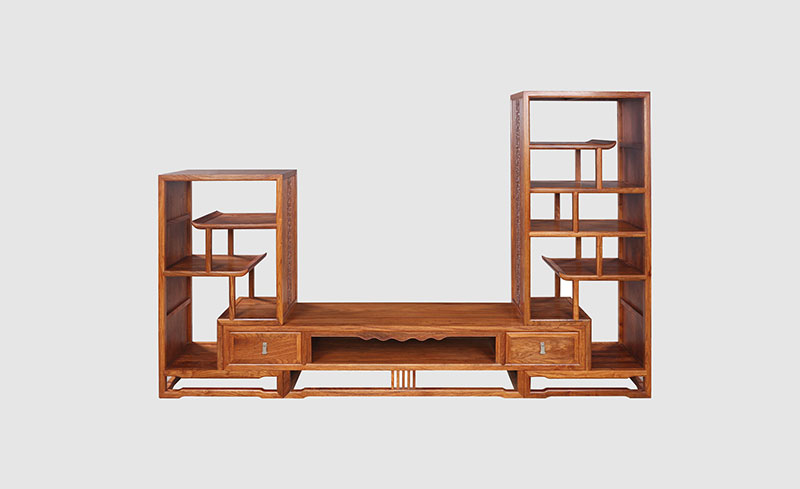 江北中式装饰厅柜组合家具效果图