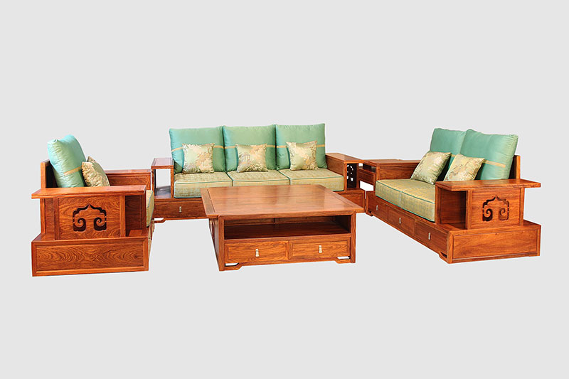 江北中式实木沙发简直太美了
