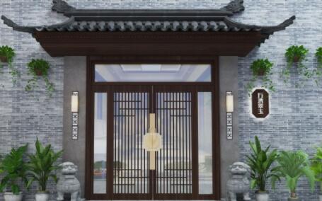 江北您是否了解不同形式的中式门头设计要点？